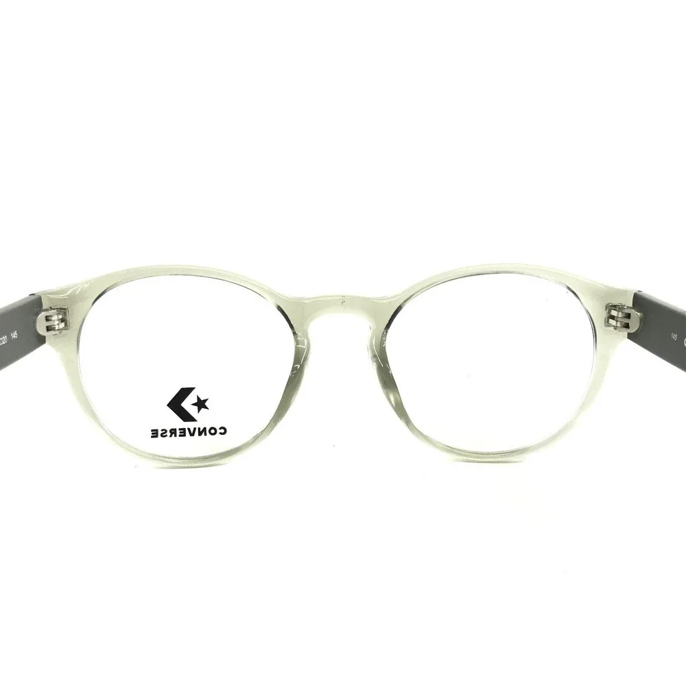 Converse Eyeglasses Frames CV5018 331 Transparent Green Round Full Rim 49-20-145